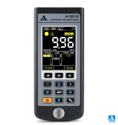A1210 - Ultrasonic thickness gauge with A-Scan