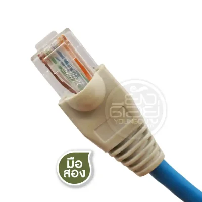 หัวสายแลน LINK CAT5E Panduit สายแลนมือสอง สีฟ้า