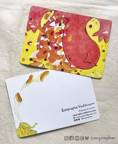 Postcard : Yum Yum Frooom!