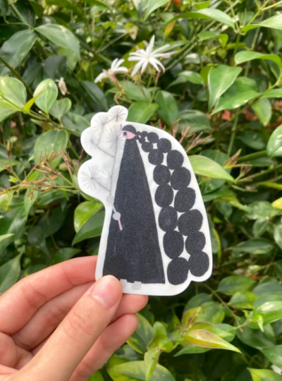 Sticker : big witch sticker