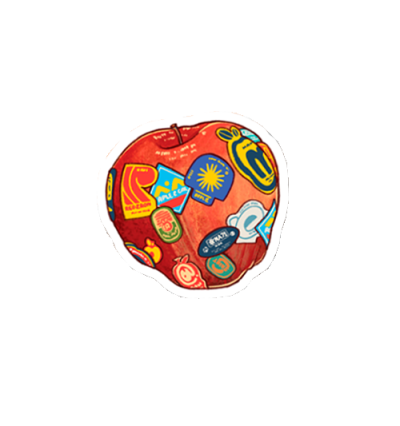 Sticker : Supermarket Apple