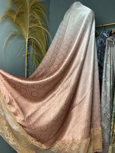 Mukena Bahan Jaguar Silk Lembut Bahan Gradasi