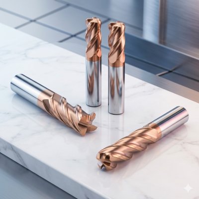 เอ็นมิล ENDMILL CABIDE 4F 55 HRC 5.0*6D*50L