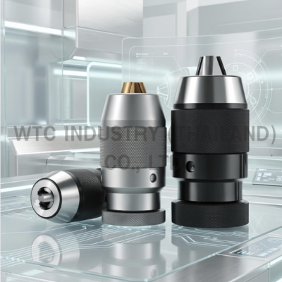 หัวจับสว่าน มือบิด KEYLESS DRILL CHUCK 0.3-13 mm.JT6 รุ่นยาว