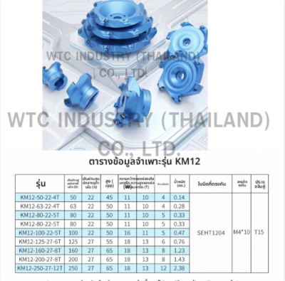 หัวปาด AL KM12-22-50-22-4T