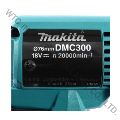 MAKITA DMC300Z เครื่องตัดอเนกประสงค์ 18 โวลต์ ขนาด 76 มม. (3 นิ้ว) ความเร็วรอบตัวเปล่า 20,000 รอบ/นาที ไม่รวมแบตเตอรี่และแท่นชาร์จ (มากีต้า)