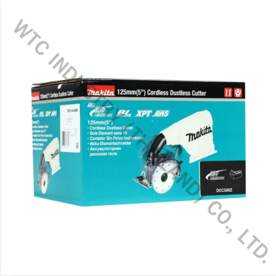 MAKITA DCC500Z เครื่องตัดกระเบื้องไร้สาย 18 โวลต์ ขนาด 5 นิ้ว ความเร็วรอบตัวเปล่า 8,800 รอบ/นาที ไม่รวมใบตัด ไม่รวมแบตเตอรี่และแท่นชาร์จ (มากีต้า)