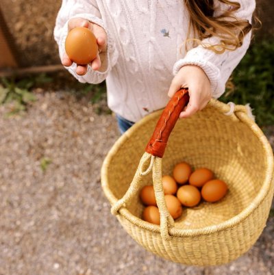 ตะกร้าสานโบลก้า รุ่นซานเทีย XL