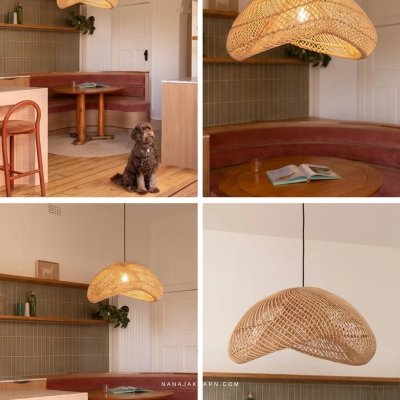 MOJI RATTAN LAMPSHADE