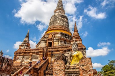 Intera giornata al Parco Storico di Ayutthaya, patrimonio dell'UNESCO e i suoi famosi templi  - Andata in pullman e rientro in crociera