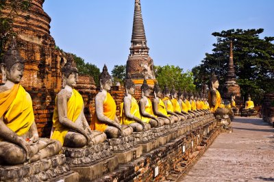 Intera giornata al Parco Storico di Ayutthaya, patrimonio dell'UNESCO e i suoi famosi templi  - Andata in pullman e rientro in crociera