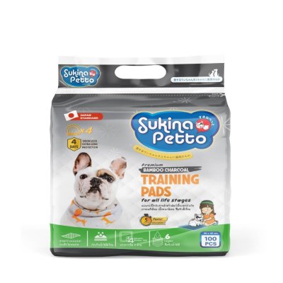 แผ่นรองซับฝึกขับถ่ายสำหรับสัตว์เลี้ยง SUKINA PETTO  30x45และ45x60