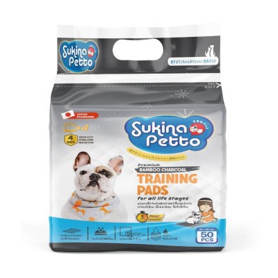 แผ่นรองซับฝึกขับถ่ายสำหรับสัตว์เลี้ยง SUKINA PETTO  30x45และ45x60