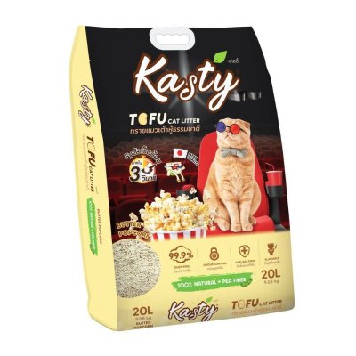 [10ลิตร] Kasty ทรายแมวเต้าหู้