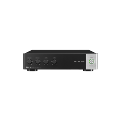 TOA A-5012 | ดิจิตอล มิกเซอร์แอมป์ แบบ 70V/100V 120 วัตต์ 2 MIC/LINE , 2 AUX Digital Mixer Amplifier 120W