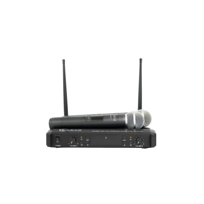 CLEARSOUND CS-500 ไมโครโฟนไร้สาย ชุดไมค์ลอยคู่ UHF แบบมือถือคู่