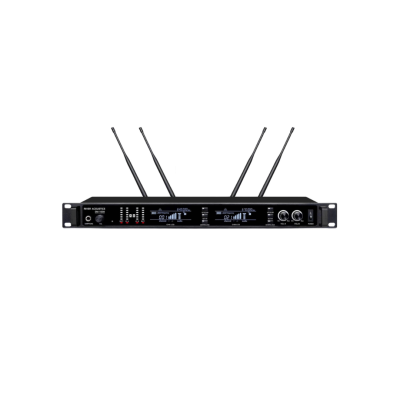 River Acoustics DM-1000 ไมค์ลอยคู่ ส่งสัญญาณได้ไกล 300 เมตร