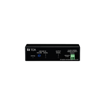 TOA IP-A1AF - IP Audio Interface เครื่องขยายเสียง แบบ IP ขนาด 15 วัตต์ รอบรับ PoE/PoE+