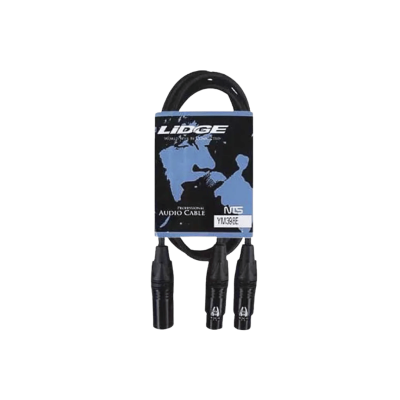 LIDGE YM-398E - สายสัญญาณ XLR M To XLR F x 2