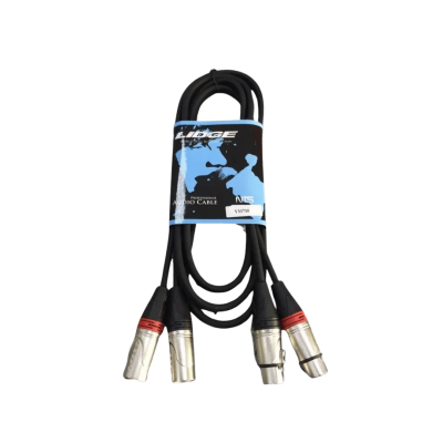 LIDGE YM-710- สายสัญญาณ XLR M x 2 To XLR F x 2