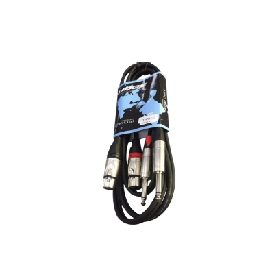 LIDGE YM-711 สายสัญญาณ คู่ Phone Mono 1/4" x 2 To XLR F x 2