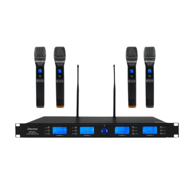 SHERMAN MIC-441+ ไมโครโฟนไร้สาย 4 ตัว 76 แชนแนล DIGITAL WIRELESS MICROPHONE