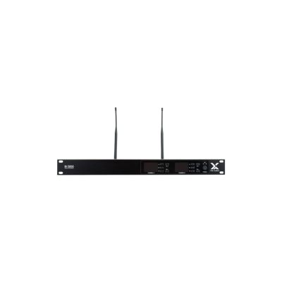 X PRO AUDIO M-5000 ไมโครโฟนไร้สายแบบคู่ คลื่นความถี่ UHF