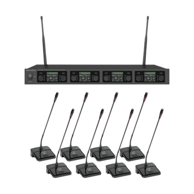 SOUNDVISION DWC-800 ชุดไมค์ประชุมดิจิตอล แบบไร้สาย 8 ตัว