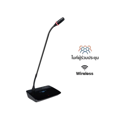 SOUNDVISION DWS-2000D ไมโครโฟนผู้ร่วมประชุมระบบดิจิตอลแบบใช้สาย