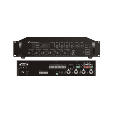 ITC Audio TI-2406S - 240W. 6 Zones Mixer Amplifier MP3/USB/TF Card
