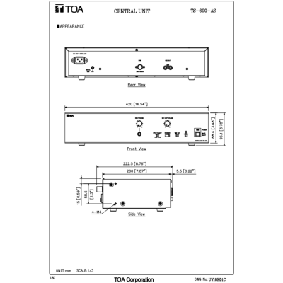TOA TS-690-SET ชุดประชุม ราคาประหยัด ประธาน 1 ตัว ผู้ร่วมประชุม 5 ตัว