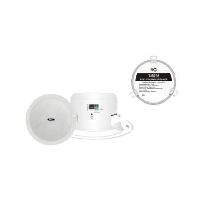 ITC Audio T-S708- POE Ceiling Speaker