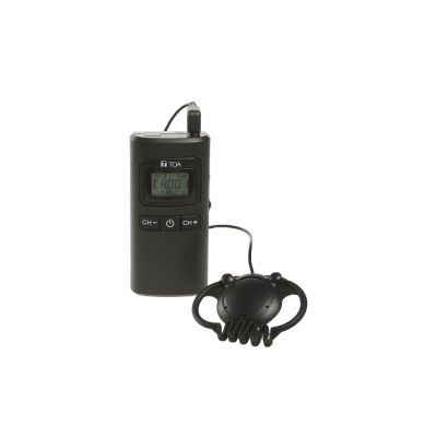 TOA WG-D100R-AS Digital Wireless Guide Receiver เครื่องรับพร้อมหูฟัง ชุดทัวร์ไกด์ไร้สาย ดิจิตอล สำหรับผู้ฟัง