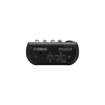 YAMAHA AG03MK2 - 3-channel Live Streaming mixer with High resolution (24-bit, 192 kHz), USB-C (BlackWhile)