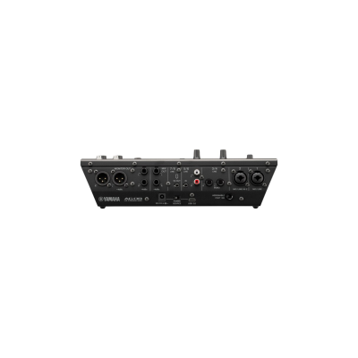 YAMAHA AG08 - 8-channel live steaming mixer leatuning two phantom powerinpuls for condenser mics, an integrated USB audio interface, voice changer and sampler. (Black/White)