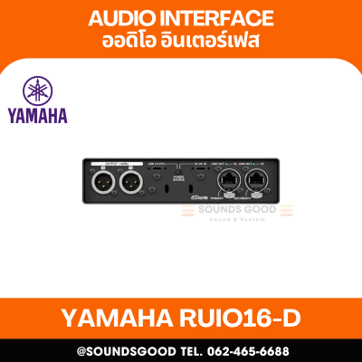 YAMAHA RUio16-D | ออดิโออินเตอร์เฟส Dante, USB and analog input/output