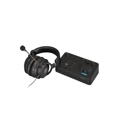 YAMAHA ZG01 PACK - All-in-ome package thatindudes the ZG01 game streaming audio mixer and YH-G01 headset for an immersive gaming expence