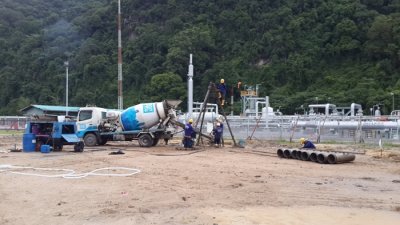 เข็มเจาะ 3 ขา เข็มระบบแห้ง นครศรีธรรมราช โครงการโรงไฟฟ้าขนอม