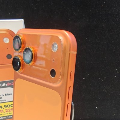 มือ2 Apple iPhone 17 Pro Max 512GB สี COSMIC ORANGE ประกันศูนย์เหลือยาวๆ เบต้าแบค 100%