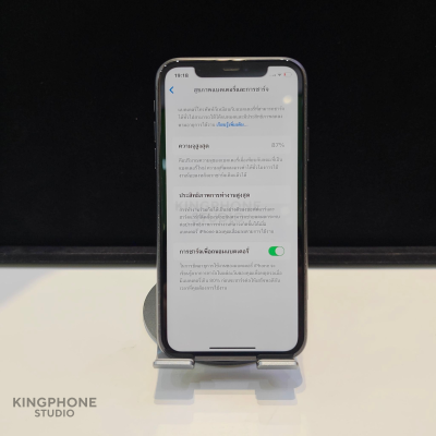 มือ2 iPhone 11 64GB TH สีดำ สภาพสวยมาก เครื่องแท้เดิม ไม่เคยซ่อม