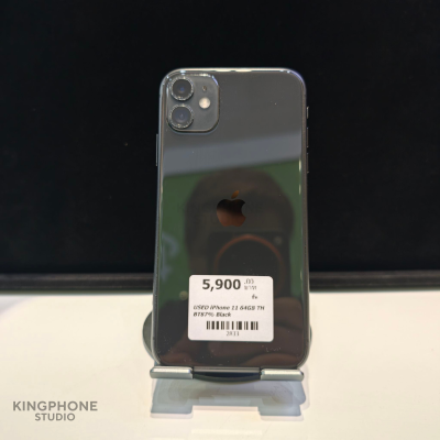 มือ2 iPhone 11 64GB TH สีดำ สภาพสวยมาก เครื่องแท้เดิม ไม่เคยซ่อม