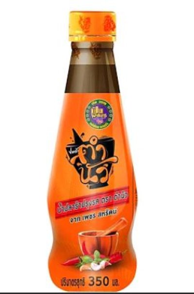 น้ำปลาร้าปรุงสุก ตราตำนัว  350ml.