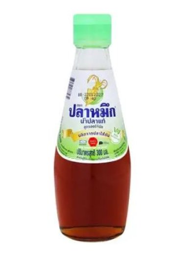 น้ำปลาแท้ ตราปลาหมึก 300ml.