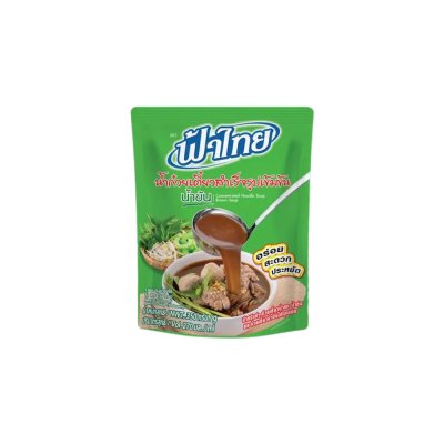 ฟ้าไทย น้ำก๋วยเตี๋ยวสำเร็จรูปเข้มข้น (น้ำข้น) 350g