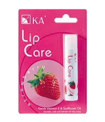 ลิปแคร์ KA กลิ่นสครอเบอร์รี่  3.5g.