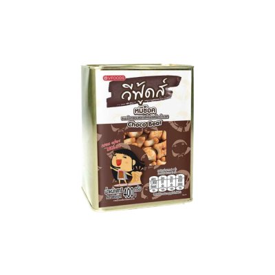 วีฟู้ดส์ ขนมปังปี๊บจิ๋ว หมีช็อค 400g