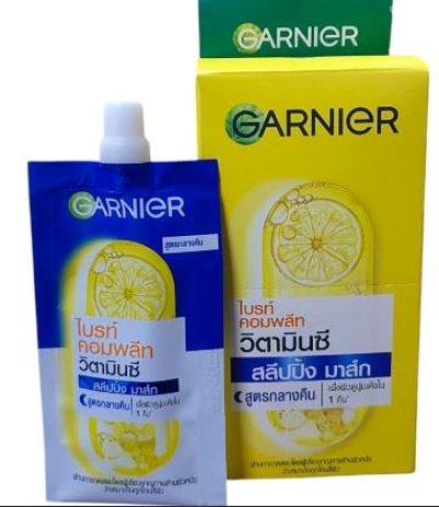 สลืปปิ้งมาส์กการ์นิเย่ไบรท์คอมพลีทวิตามินซี(พ6)  7ml.