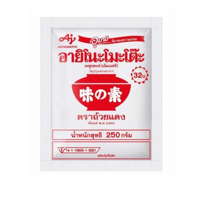 ผงชูรส อายิโนะโมะโต๊ะ ตราถ้วยแดง 250 g. รูปหมีแพนด้า