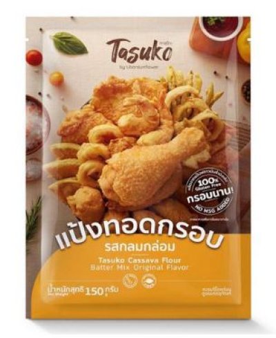 แป้งทอดกรอบรสกลมกล่อม ตราทาสุโกะ  150g.