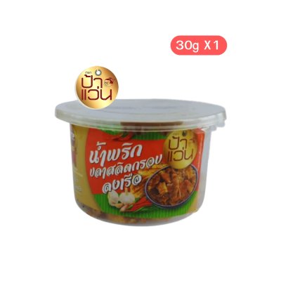ป้าแว่น น้ำพริกสลิดกรอบลงเรือ 30g